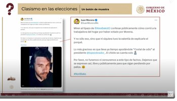 Exhiben a creador de contenido
