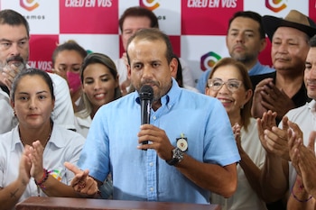 Luis Fernando Camacho. Foto: EFE