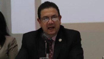 Fotografía de Escartín Molina durante