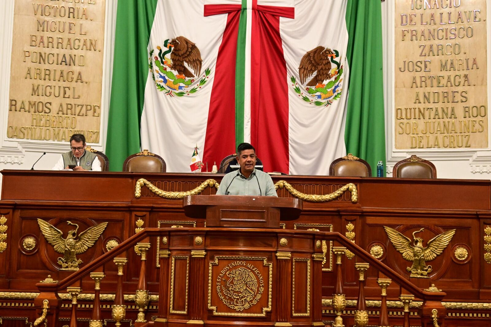 Juan Estuardo Rubio calificó la reforma como un avance histórico para la dignidad laboral de repartidores y conductores.CRÉDITO: Congreso de la Ciudad de México