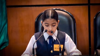 Niña de Culiacán lleva al Parlamento Infantil un llamado por la paz: “La violencia se ha convertido en un monstruo”