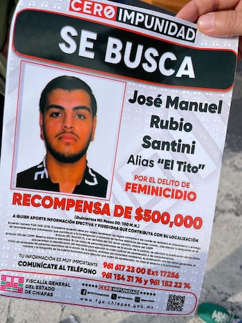 Los allegados de la joven aseguran que no descansarán hasta encontrar al presunto responsable del feminicidio.