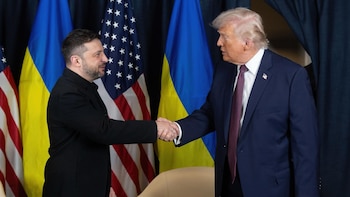Trump y Zelenski mantienen una reunión en el marco de la cumbre del G7 en Francia