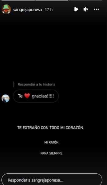 La China Suárez recordó a su amiga Sofía Sarkany