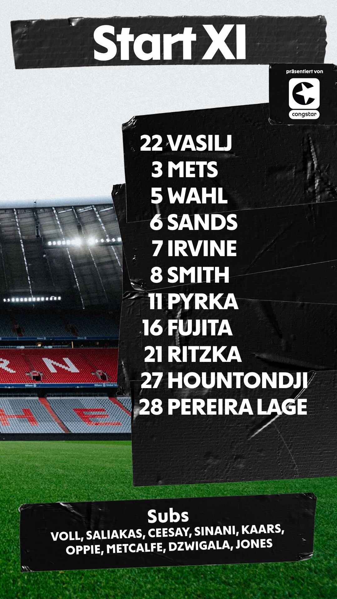 Así saldrá el cuadro visitante en el Allianz Arena-crédito @fcstpauli/Instagram