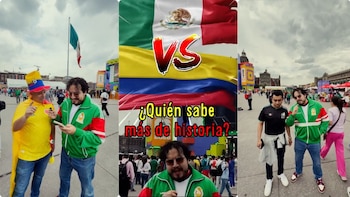 Reto en internet demostró si los colombianos saben más que los mexicanos en historia: “Teníamos el árbitro a nuestro favor y perdimos”