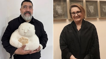 Sandro Pereira y Carlota Beltrame
