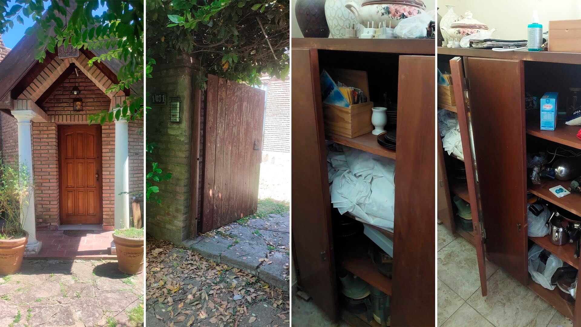 Las fotos de la casa donde ocurrió el crimen