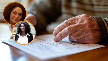 Dos mujeres casadas con el