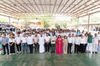 Así fue la ceremonia simbólica