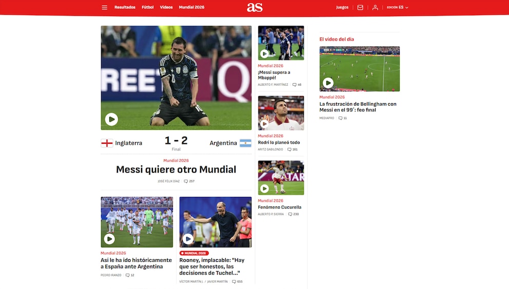 “Argentina nunca muere”, “Remontadísima” y “Otro excelente Messi”: los principales medios del mundo reflejaron la clasificación de la Selección a la final 10 QDHU5DW3RBDKHGISHMXMC7KXK4