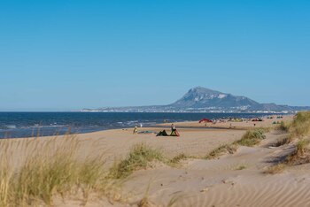 Playa de Rabdells, en Oliva,