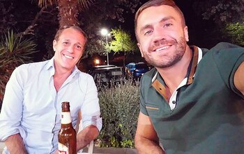 Emiliano Boscatto y su marido