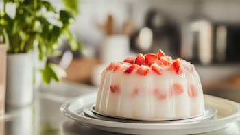 Receta de gelatina de leche, rápida y fácil