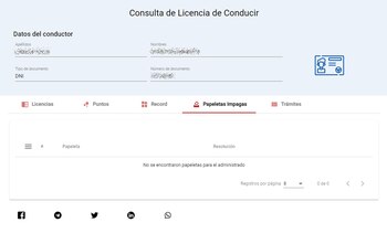 Portal único del conductor