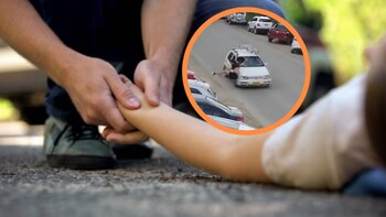 Video: conductor sigue libre pese