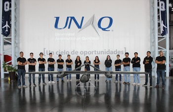El prototipo fue desarrollado por estudiantes queretanos Foto: UNAQ