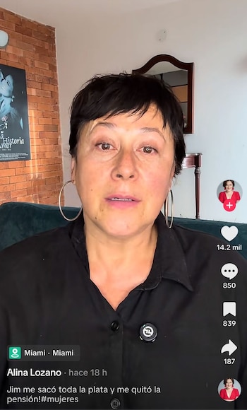 Polémica en redes tras confesión de Alina Lozano sobre su relación y el rol de Jim Velásquez - crédito @soyalinalozano/TikTok