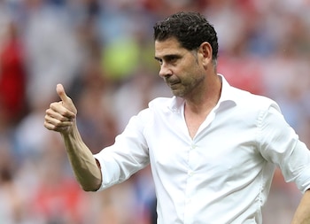 Fernando Hierro. (REUTERS/Carl Recine)