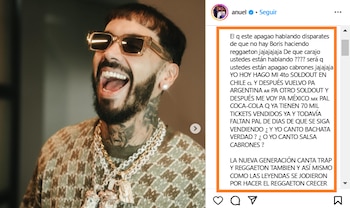 Anuel AA le respondió a