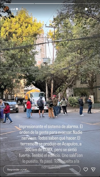 El periodista quedó impresionado con