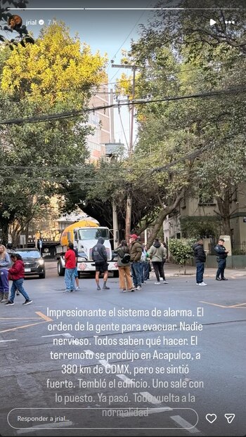 El periodista quedó impresionado con