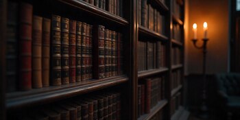 Una estantería con libros (Freepik)