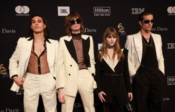 Maneskin en la Gala Pre- Grammys 2023 REUTERS/Aude Guerrucci