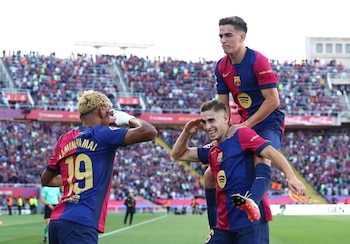 Canteranos del FC Barcelona llamados a liderar el nuevo Barça. (REUTERS/Albert Gea)