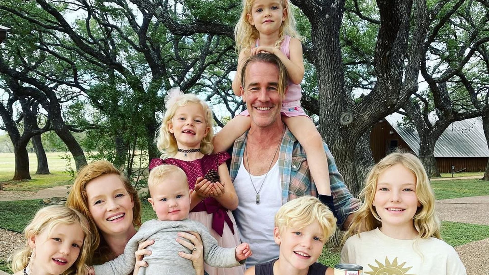 James y Kimberly Van Der Beek pasaron 15 años juntos y formaron una familia numerosa que fue el centro de sus vidas hasta el final (Instagram/@vanderjames)