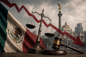 México perdió cuatro posiciones en el Índice de Estado de Derecho 2026 y se ubicó en el lugar 125 a nivel mundial.