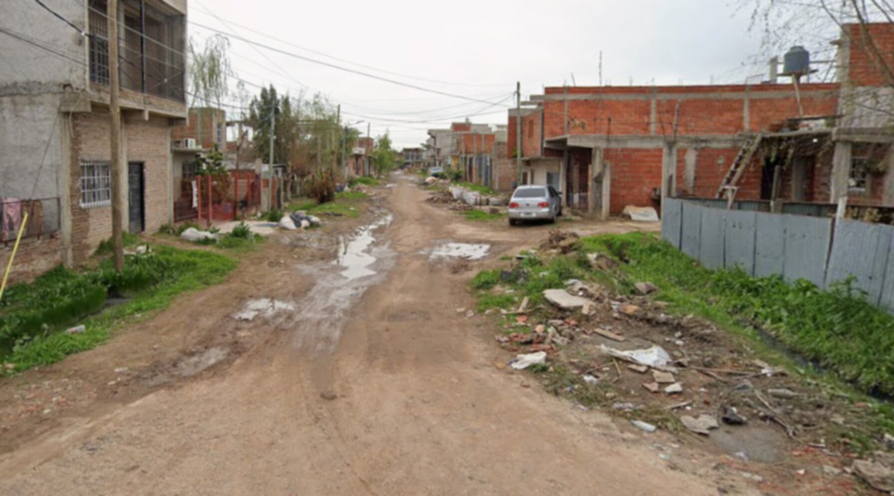 El cruce de la calle 103 y 2 del barrio Obrero de Lomas de Zamora donde el joven fue ajusticiado de cinco disparos (Google Maps)