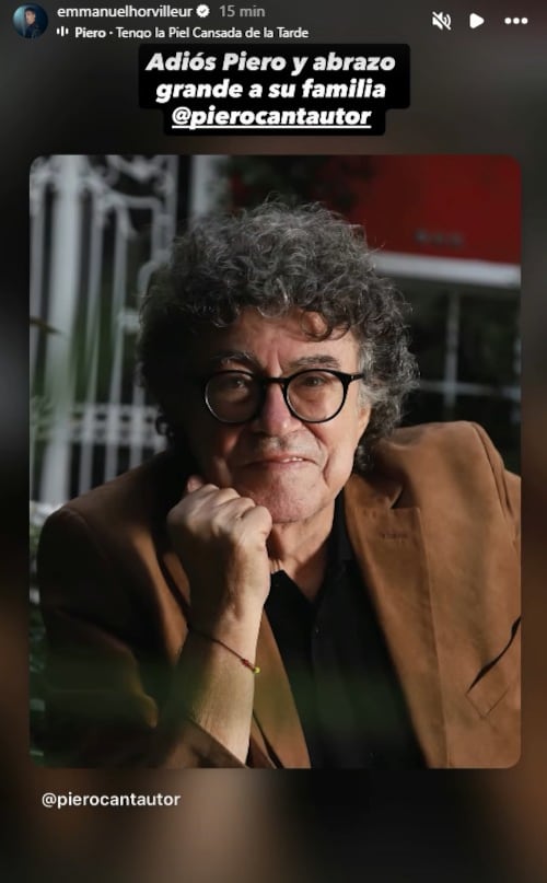 La muerte del cantautor Piero De Benedictis provocó una ola de mensajes de despedida de figuras del espectáculo en las redes sociales