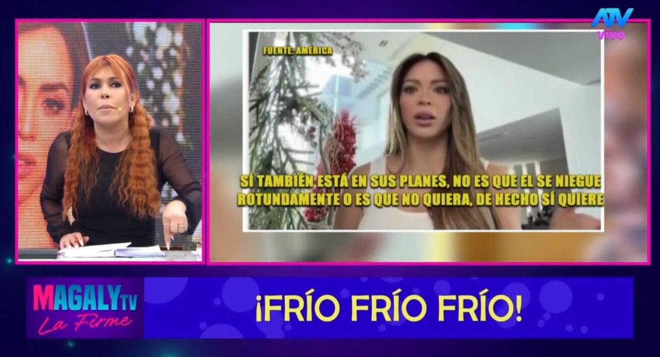 El anillo que nunca llega: Sheyla revela su frustración y Magaly destroza la excusa del novio. Infobae Perú / Captura TV - Magaly TV La Firme