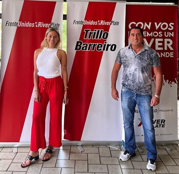 Rocío Oliva y Carlos Trillo.