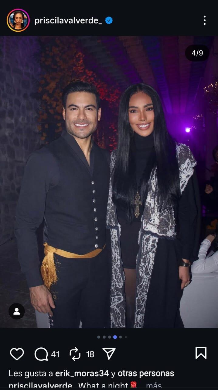 Publicación original hecha por la modelo Priscila Valverde. (priscilavalverde_, Instagram)