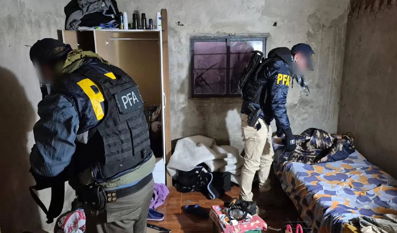 Las fuerzas de seguridad localizaron dos viviendas: una en Melchor Romero y otra en Ensenada (PFA)
