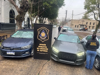 Cocaína secuestrada en Villa Luzuriaga
