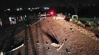 Tres personas murieron al impactar