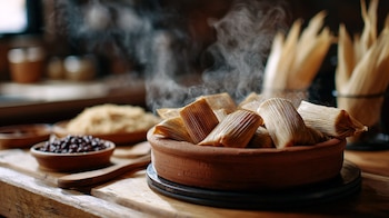 Tamal de chocolate, una versión