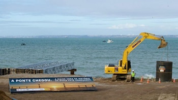 Comenzaron las obras del mayor puente latinoamericano sobre el mar en Brasil