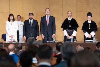 Felipe VI inaugura el acto de apertura de curso 2026-2027 en la Universidad Politécnica de Cartagena (EFE)