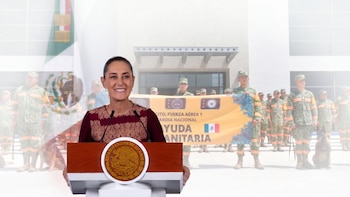 Así recibieron a militares mexicanos en Venezuela para las labores de búsqueda tras terremotos: Sheinbaum hablará con Delcy Rodríguez