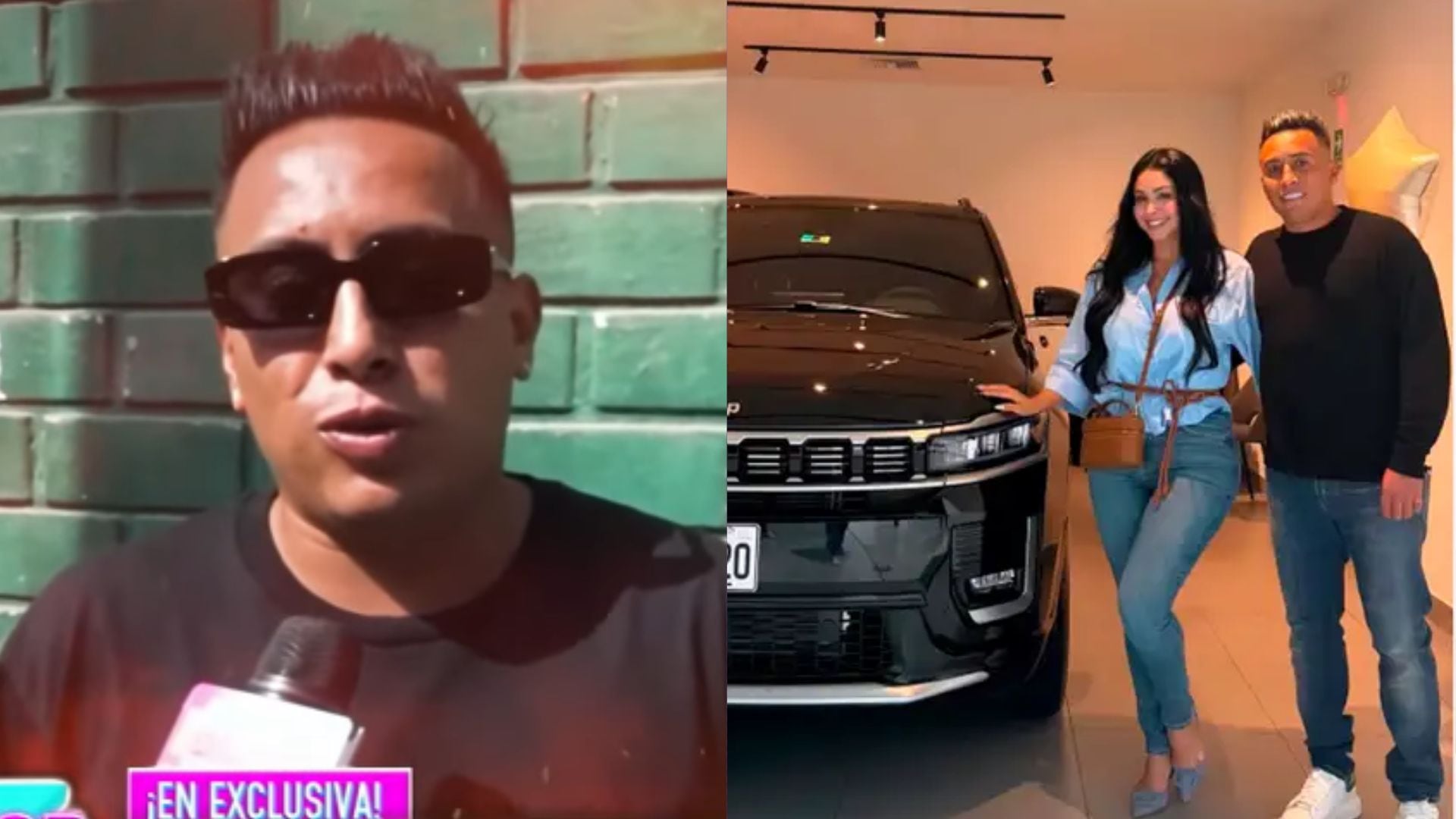 Christian Cueva responde si obsequió camioneta a Pamela Franco y asegura. Captura: Amor y Fuego.