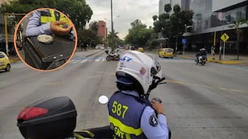 Nueva agresión a agentes de tránsito en Cali: los atacaron con piedras mientras atendían una emergencia vial