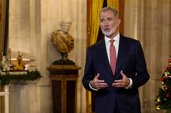 El rey Felipe VI pronuncia