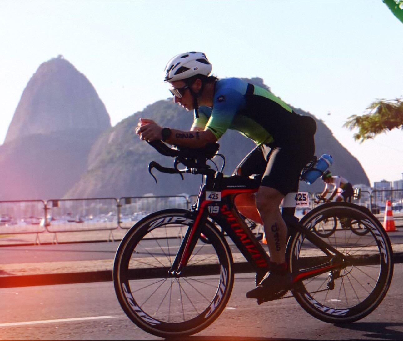 Tabar corrió varios Ironman, la carrera de ultra resistencia