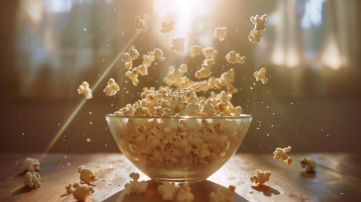 El pochoclo hecho al aire se destaca entre los snacks con fibra porque tres tazas aportan 5,8 gramos, según datos del USDA (Imagen Ilustrativa Infobae)