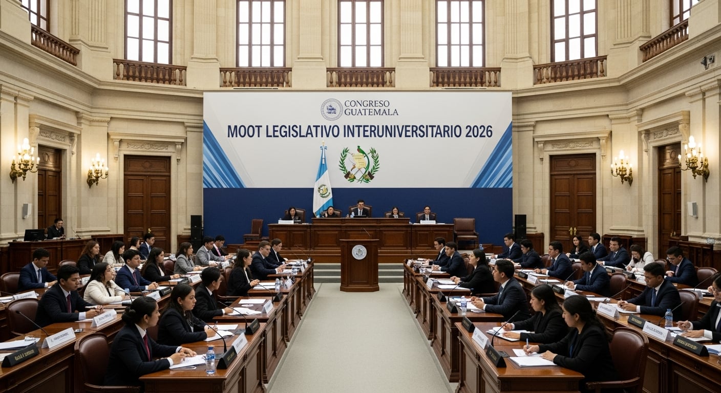 35 equipos continúan en el Moot Legislativo Interuniversitario 2026 que organiza el Congreso de Guatemala