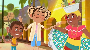 Dapinty en una de sus